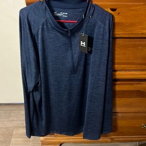 NWT under armour long sleeve quarter zip